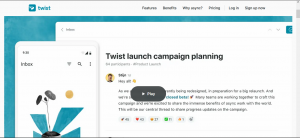 twist async messaging app
